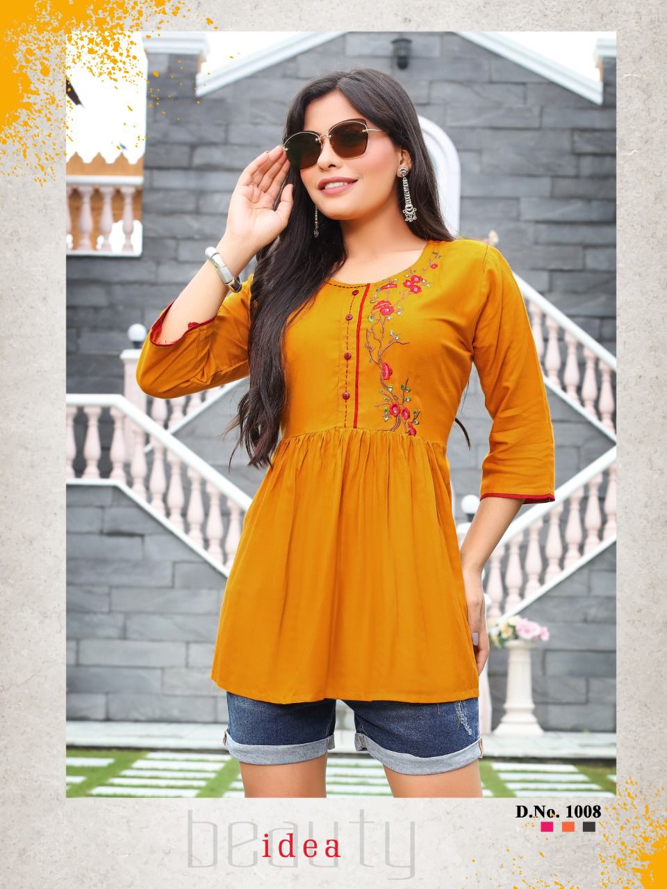 Beauty Queen Honey 2 Rayon Designer Fancy Wear Western Top Collection